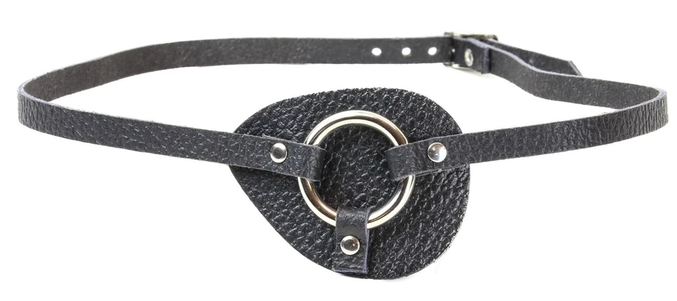 Leather Ring Pirate Eye Patch Halloween Costume Party Cosplay Fancy Buckle Back - Image 1 of 1