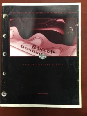 Catálogo de piezas pintadas Harley-Davidson 1989-2002 #99489-02 Foto 1 de 4