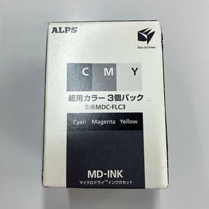Alps MD Printer Ink Cartridge - MDC-FLC3 Cyan Cyan Magenta Yellow Alps No Box - Picture 1 of 3