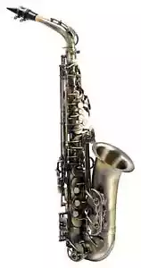 Alt Saxophon Sax Saxofon Es Stimmung Koffer Mundstück Blättchen Antique Yellow - Bild 1 von 6