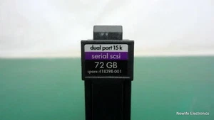 HP 418398-001 72GB 15,000 RPM 3 Gbps 2.5 in. SAS HDD 430169-002 DH072BB978 - Picture 1 of 6