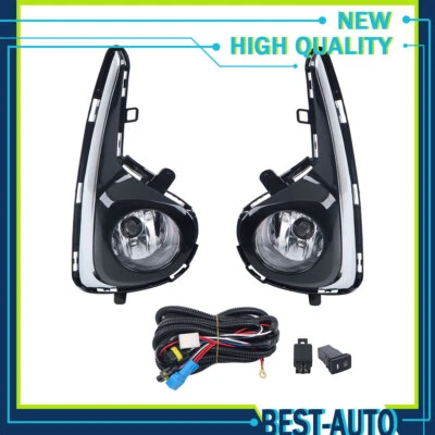 For 2018-2020 Toyota Yaris (2-vehicle) With Wiring Harness New Pair Fog Lights - Image 1 of 4