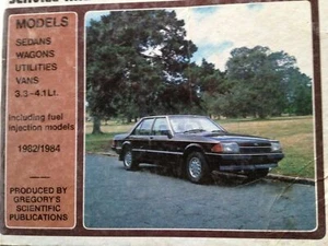 XE FALCON/ZK FAIRLANE 6CYL 1982-198 GREGORYS SP SERVICE REPAIR MANUAL WORKSHOP - Picture 1 of 2