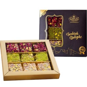 Cerez Pazari Turkish Delight Pistachio with Fantastic Rose & Pomegranate Flavour - Picture 1 of 8