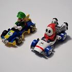 Nintendo Mario Kart Hot Wheels Cars Mattel Racers Luigi And Shy Guy Set 
