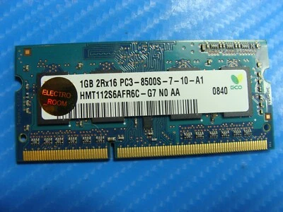 MacBook A1278 Hynix 1GB SO-DIMM Memory RAM PC3-8500S HMT112S6AFR6C-G7 - Image 1 of 2