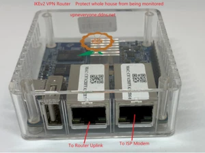 IPSec IKEv2 VPN Router 12 months VPN service. Secure your complete home network! - Picture 1 of 4