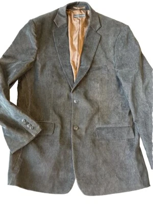 Michael Brandon Men’s XL Polyester Blend Corduroy 2-button Blazer Jacket - Image 1 of 4