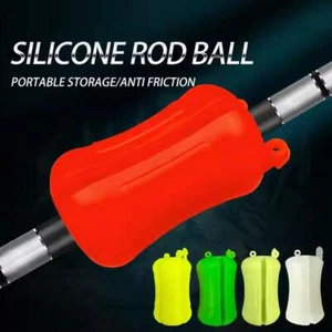 Caña de pescar portátil 4/8X bola fija, caña de pescar de goma silicona pesca P2R7 - Imagen 1 de 14