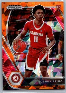 2021 Panini Prizm Draft Picks - Joshua Primo #50 Orange Ice Prizm (RC) - Picture 1 of 2