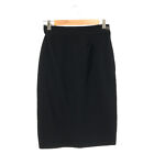 Chanel Skirt P37182v18196 Wool Silk Black Used Women Size 36 Cc Coco