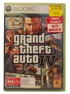 Xbox 360 - Grand Theft Auto IV 4 PAL With Liberty City Guidebook No Map - Imagen 1 de 3
