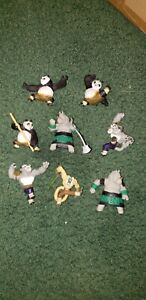 Lot Of 8 Kung Fu Panda PVC Figures