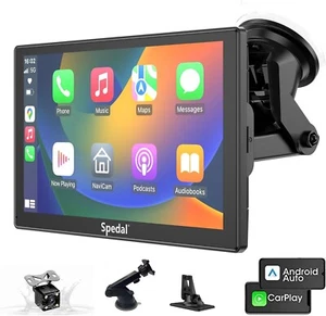 CL810-9 Inch Car Stereo Wireless Apple Carplay Android Auto with Front Camera - Picture 1 of 9