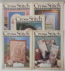 Menge 5 Kreuzstich- und Landhandwerkszeitschriften 1989 - Bild 1 von 11