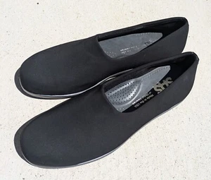 SAS Bliss Tripad Comfort Slip on Black Wedge Stretchable Fabric Shoes US sz 6.5 - Picture 1 of 6