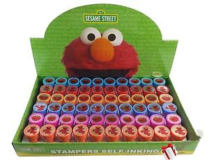 6x-60x New Sesame Street Elmo Self-Inking Stamps Birthday Party Favors Gift Bags