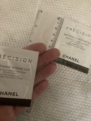2 x 2.5g  CHANEL PRECISION intense nuit night cream CORRECTION  line correction - Image 1 of 4