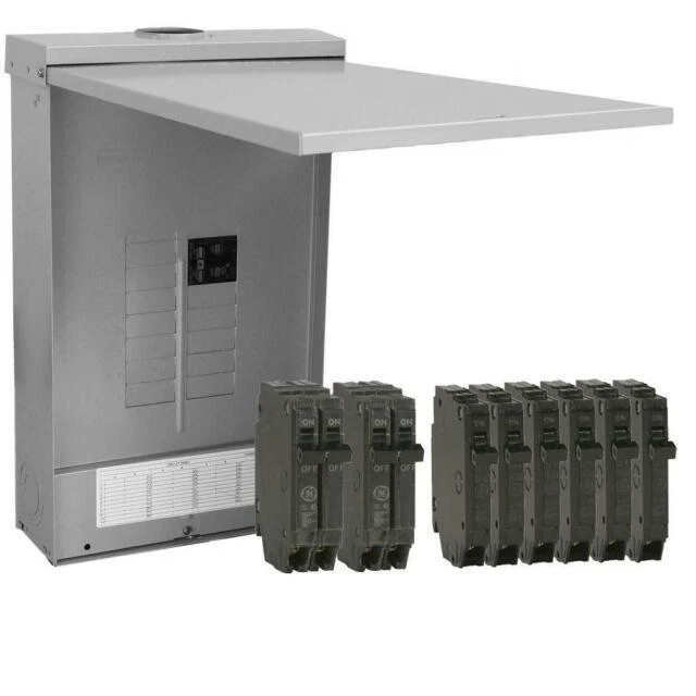 GE TM1212RCU1K 125A Main Breaker Panel - Gray