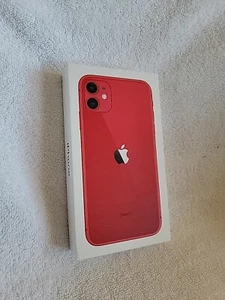 Caja iPhone 11 solo 64 GB roja vacía - Imagen 1 de 3
