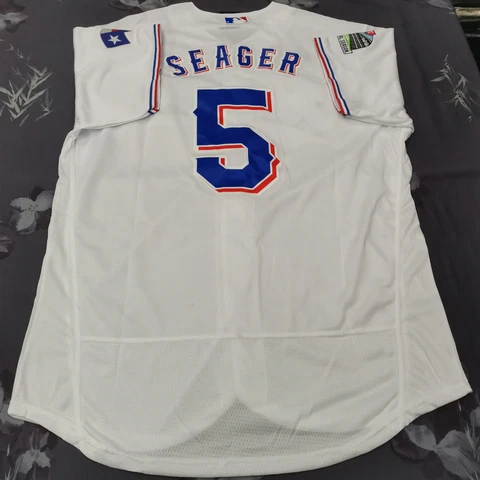 Corey Seager #5 Texas Rangers White Flex Base Pick Size Cover