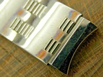 Vintage Pre-Owned Flex-Let Stainless Steel Watch Band Expansion Mens 16mm 5/8" - Image 1 of 3