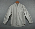 Timberland Retro (2009) Men's Ivory Denim Outdoor Button Down Shirt Size M