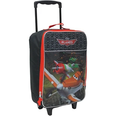 Disney Planes Dusty Kids Carry-On Luggage With Wheels 16" Softside Suitcase New - Image 1 of 3
