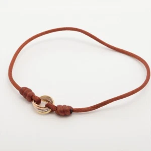 Cartier Trinity Cord bracelet 750(YG×PG×WG) Total 3.0g - Picture 1 of 7