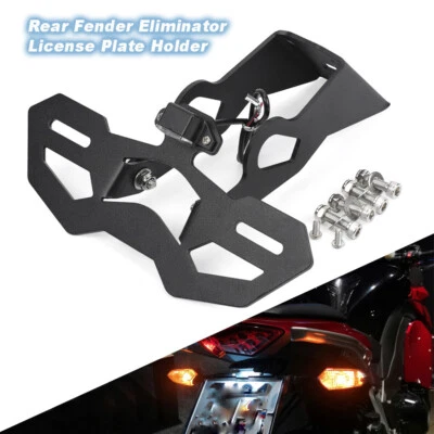 Soporte de matrícula eliminador de guardabarros trasero para Kawasaki Z1000SX Versys 650 1000 Foto 1 de 4