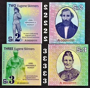 USA Eugene, Oregon POLIMERO Locale COPPIA ABBINATA 2 & 3 Skinners 2015 DISPONIBILE - Foto 1 di 2