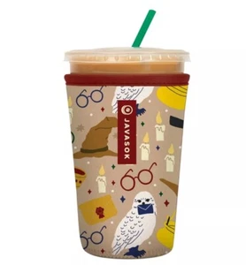 Java Sok Iced Coffee & Cold Soda Insulated Neoprene Cup Sleeve Horcrux Medium... - Picture 1 of 3