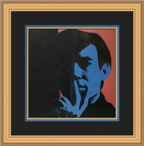 Andy Warhol Self-Portrait Custom Framed Print - Picture 1 of 2