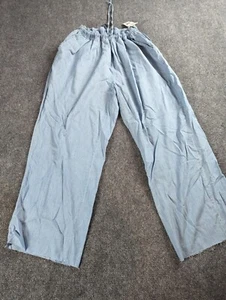 Kim Rogers  Sz 1X Womens Linen Blend Straight Leg Drawstring Casual Pants NWT - Picture 1 of 14