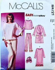 U PICK! WOMENS NIGHTGOWN PAJAMA MUUMUU ROBE Sew Pattern ~ UC - Picture 1 of 21