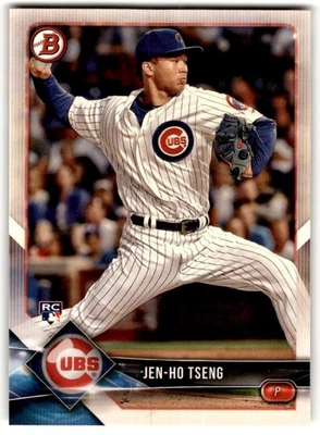 Jen-Ho Tseng 2018 Bowman Rookie #11 Chicago Cubs - Image 1 of 2