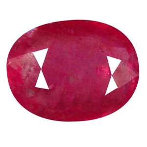 0.89 ct AAA Incomparable Oval Shape (7 x 5 mm) Red Sapphire Natural Gemstone - Picture 1 of 1