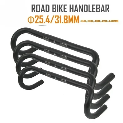 Ultralight Drop Bar Road Bike Handlebar 25.4/31.8mm 360/380/400/420/440mm Parts - Image 1 of 4