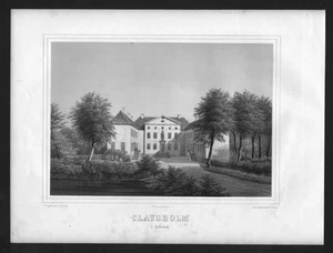 1870 - Clausholm Slot Randers Jylland Jutland Danemark Lithographie - Picture 1 of 1