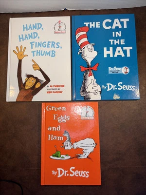Dr. Seuss Lot: The Cat in the Hat; Green Eggs and Ham +1 (Beginner Books) - Image 1 of 4
