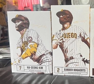 San Diego Padres Wackelköpfe Set: Ha Seong Kim & Xander Bogaerts Brandneu - Bild 1 von 2
