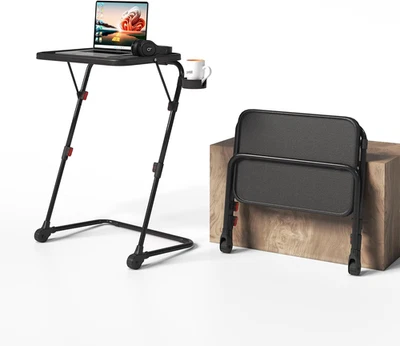 Scrivania Pieghevole Tavolino Da Letto Altezza Regolabile Tavolo Da Caffè Senza  - Immagine 1 di 4