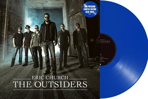 Eric Church - The Outsiders [New Vinyl LP] Blue, Colored Vinyl - Image 1 of 1
