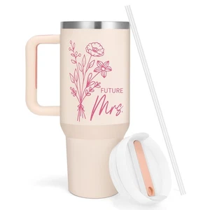 Bride to Be Geschenke Becher für Frauen, Verlobungs- & Junggesellinnengeschenke, Isolat... - Bild 1 von 7