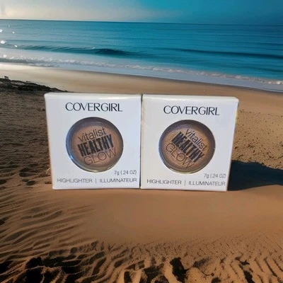 2-Covergirl-Vitalist Healthy Glow Highlighter-#3 Candlelit-LOT of 2-NEW/BOXED! - Image 1 of 4