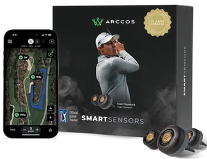 Arccos Caddie Gen 4 Smart Sensors, Set of 16 Tracking Sensors, Smoke - Picture 1 of 5