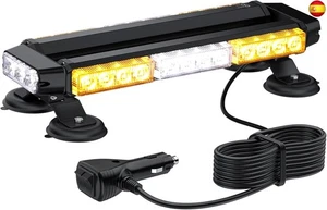  Justech 30LED Luz Estroboscópica Coche,30W Barra Luz de Emergencia,7 Modo   - Imagen 1 de 7