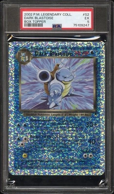 PSA 5 EX Dark Blastoise #S2 Legendary Collection Box Topper Jumbo Pokemon Card - Image 1 of 2