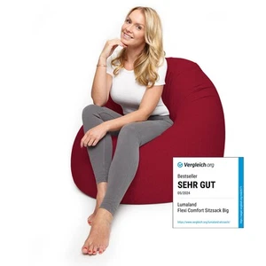 Komfort Sitzsack "Flexi" M/L Sitzkissen Beanbag flexibler Bezug mit EPS Füllung - Bild 1 von 33
