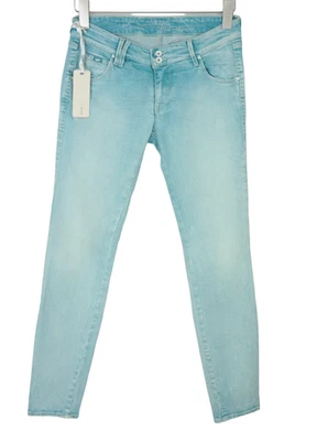 Gas Sheyla Skinny Jeans Damen W27/L28 Blau Fade Effekt Zip Fly Dehnbar - Bild 1 von 4